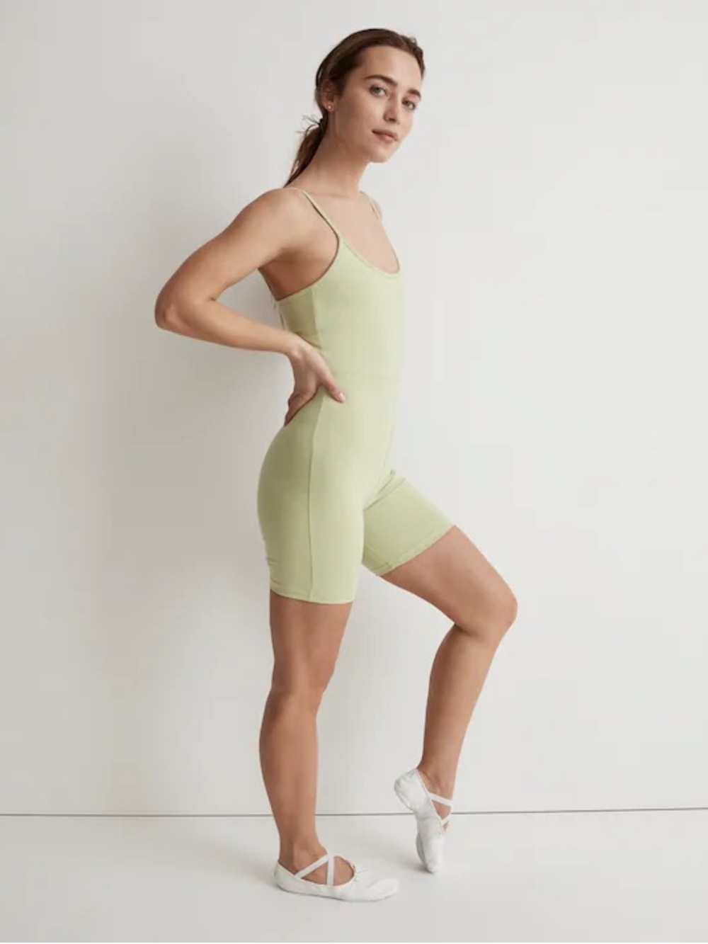 Madewell Knit Bike Unitard
